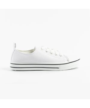 These casual women's shoes feature a textile upper and lining, rubber sole, lace-up closure, and a low heel, offering comfort and lightweight wear for everyday activities
