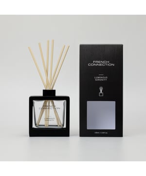 Infuse your home with calm and elegance using the French Connection Luminous Serenity Reed Diffuser. Expertly crafted with 15% fragrance oil, this 100ml diffuser delivers a strong, continuous scent throw that lingers beautifully for weeks.
The Luminous Serenity fragrance offers a soothing, balanced aroma—perfect for creating a peaceful atmosphere in any room.
Fragrance Load: 15% for a rich and enduring scent experience
Reeds: Includes 6 wooden reeds for consistent diffusion
Design: Encased in a sleek square black pine receptacle, merging modern minimalism with city-inspired sophistication
Ideal for bedrooms, living rooms, or workspaces, this diffuser combines high-end fragrance performance with striking contemporary design.
