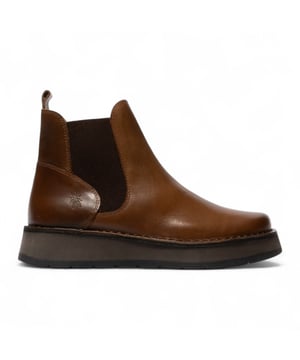 The Fly London RAWI131 Chelsea boots from the Rawi Line blend timeless style with modern comfort. Designed for effortless everyday wear, these ankle boots feature a convenient pull-on design with elasticated side panels. Crafted from premium leather, they offer a soft microfiber lining and cushioned microfiber insole for lasting comfort. The durable TR rubber sole provides reliable grip and support, while the 3.5 cm heel adds a subtle lift without compromising stability. Perfect for both casual and smart-casual looks, these Chelsea boots are a versatile wardrobe essential.

Upper: Leather
Lining: Microfiber
Insole: Microfiber
Sole: TR Rubber
Heel Height: 3.5 cm
Style: Pull-on Chelsea