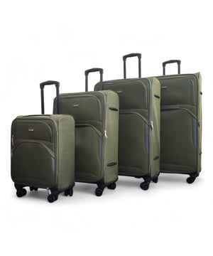 Werten Sie Ihre Reiseutensilien auf mit dem 4er-Set leichter 8-Rollen-Koffer (Kabinenkoffer, Mittel, Groß und XL), die auf Stil, Haltbarkeit und Zweckmäßigkeit ausgelegt sind. Dieses Weichschalen-Gepäckset ist aus hochwertigem Nylon gefertigt und bietet eine elegante Optik und außergewöhnliche Leistung für alle Ihre Reisen. Eigenschaften: Leichtes Nylonmaterial: Robust und dennoch leicht, sodass es einfach zu handhaben ist und eine lange Lebensdauer gewährleistet. Erweiterbares Design (Mittel, Groß und XL): Bietet Flexibilität mit über 20 % zusätzlicher Lagerkapazität. Sicheres Schloss: Hält Ihre Sachen sicher mit integriertem Zahlenschloss. 4 Doppelrollen mit 360°-Mobilität: Sorgt für müheloses Manövrieren auf verschiedenen Oberflächen. Ergonomischer Teleskopgriff: Auf Komfort und einfache Handhabung ausgelegt. Organisierter Innenraum: Beinhaltet Zurrgurte, Fächer mit Reißverschluss und Netzteiler für müheloses Packen. Größen und Spezifikationen: Kabine: Abmessungen: 48 x 37 x 20 cm Gewicht: 2,70 kg Fassungsvermögen: 36 l Mittel: Abmessungen: 54 x 41 x 26,5 cm Gewicht: 3,20 kg Fassungsvermögen: 64 l Groß: Abmessungen: 73,5 x 45 x 29,5 cm Gewicht: 3,90 kg Fassungsvermögen: 98 l Extragroß: Abmessungen: 80 x 48,5 x 32,5 cm Gewicht: 4,80 kg Fassungsvermögen: 126 l Dieses vielseitige Kofferset eignet sich perfekt für alle Arten von Reisen, egal ob Kurztrip oder längerer Urlaub. Das schlanke Design sorgt für zeitlose Eleganz, während die leichte Konstruktion und die fortschrittlichen Funktionen unvergleichlichen Komfort bieten. Reisen Sie mit leichtem Gepäck, cleverem Gepäck und voller Zuversicht mit diesem Premium-Kofferset.