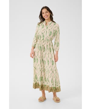 A-shape,Midi lengte,3/4 mouwen  Fijne was 30°, niet bleken, niet in de droger drogen, Druipnat ophangen in de schaduw, koud strijken max. 110° C, Chemisch laten reinigen.  100% Viscose