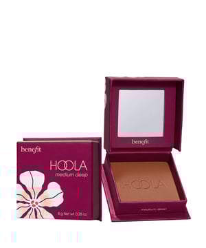 Discover the iconic Benefit Hoola Medium Deep Matte Powder Bronzer, your secret to a sun-kissed glow. This award-winning bronzer has an ultra-fine, silky-soft texture that easily builds and blends for a natural matte finish. Enjoy long-lasting bronze that stays put for 12 hours, no matter the weather. Waterproof and smudge-proof, it’s perfect for any occasion. With shades to suit every skin tone, it’s a favorite among beauty enthusiasts. Elevate your makeup game with Hoola for that beach vacation look, even in chilly weather.