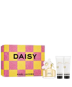 Discover the enchanting Marc Jacobs Daisy Eau de Toilette Spray Gift Set. This fragrance embodies optimism and beauty with top notes of wild berries and white violets, a heart of velvety jasmine, and a base of sensual sandalwood. The set includes a 50ml Eau de Toilette Spray, a 75ml Body Lotion, and a 75ml Shower Gel, making it a perfect gift for yourself or a loved one. Embrace your femininity with the charm of Daisy Marc Jacobs.
