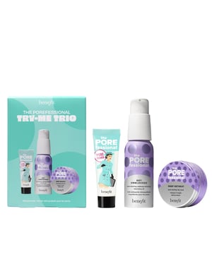 Discover the ultimate skincare trio with the Benefit POREfessional Try Me Trio Gift Set, valued at £50. This collection features travel-sized bestsellers designed to refine your complexion: the iconic POREfessional Primer for a flawless finish, the POREfessional Get Unblocked Cleansing Oil to effortlessly remove makeup, and the POREfessional Deep Retreat Clay Mask to detoxify and mattify your skin. Ideal for trying out new favorites or gifting to someone special, this set is a must-have for anyone seeking pore perfection. Pro tip: Enhance your cleansing routine by double cleansing with the POREfessional Get Unblocked and the POREfessional Good Cleanup (sold separately). Set includes: 7.5ml POREfessional Primer, 45ml POREfessional Get Unblocked Cleansing Oil, and 30ml POREfessional Deep Retreat Clay Mask.