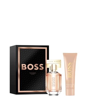 Celebrate the essence of femininity this holiday season with the HUGO BOSS The Scent For Her Eau de Parfum gift set. Nestled in a luxurious black box adorned with rose-gold accents, this gift set embodies sophistication and charm. The fragrance opens with delightful top notes of honeyed peach and freesia, leading into a heart of exotic Osmanthus flower that adds warmth and depth. The journey concludes with a rich base of roasted cocoa, delivering an alluring, unforgettable scent. This set includes a 30ml Eau de Parfum and a 50ml Body Lotion, making it the perfect gift for someone special.