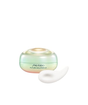 The Ultimate Radiance Eye Cream intensive treatment provides support for 5 essential skincare concerns, specifically for the eye area. It works to reduce dullness, dark circles, wrinkles, sagging, and tension for skin that is smoother, softer, and more youthful. The Enmei Complex TX improves the regenerative powers of the skin, increasing brightness and skin suppleness. Green Treasure silk supplies the skin with antioxidants and Japanese akoya pearl increases radiance.To use: Apply mornings and evenings to the cleansed eye area. > to translate in English