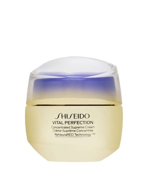 Unlock youthful radiance with Shiseido Vital Perfection Concentrated Supreme Cream, expertly formulated for mature skin. This luxurious age-defying cream provides a lifted and sculpted appearance. Infused with advanced technologies, including SafflowerRED to enhance skin nutrition, Sculpturist Technology to combat sagging, and ReneuraRED Technology for visible results, this cream revitalizes your complexion. Achieve a firmer look and enjoy a youthful glow. For best results, apply daily to a clean face and neck.