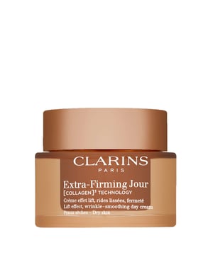 Discover the ultimate anti-aging solution with Clarins Extra-Firming Day Cream, specially designed for dry skin. This luxurious cream harnesses the power of [COLLAGEN]³ TECHNOLOGY, which includes a potent blend of collagen polypeptides, pecan tree extract, and organic Mitracarpus extract. These ingredients work in harmony to enhance skin firmness, boost hydration, and restore radiance. Experience visibly firmer skin and improved resilience with daily use. For best results, apply each morning to a cleansed face and neck, and unlock the secret to youthful, glowing skin.