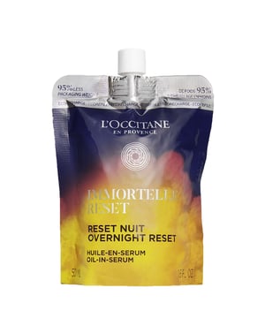 Transform your skin while you sleep with L'OCCITANE Immortelle Overnight Reset Serum Refill. This innovative oil-in-serum is designed to combat the effects of stress and fatigue, leaving your complexion looking fresh, radiant, and youthful every morning. Suitable for all skin types, this lightweight serum harnesses the power of Marjoram and Acmella Oleacera to enhance skin regeneration and reduce the appearance of fine lines. With the iconic Immortelle Oil Extract, it boosts collagen synthesis and improves microcirculation for firmer, smoother skin. Enjoy instant hydration without greasiness, and after just one night, experience a plump, refreshed look. Over four weeks, watch your skin become more luminous and even-toned. Simply pour into your favorite bottle and twist the lid back on. Note: this is a refill product. Join the 97% of women who felt their skin was soothed and revitalized after 28 nights!