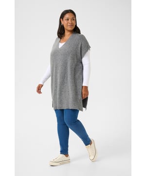 Loose fit,Ärmellos  Extra schonwäsche 30°, Nicht bleichen, Nicht im Trockner trocknen, Liegend trocken im Schatten, Kalt bügeln max. 110° C, Trockenreinigung  97% Polyester,3% Elasthan