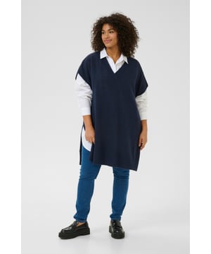 Loose fit,Ärmellos  Extra schonwäsche 30°, Nicht bleichen, Nicht im Trockner trocknen, Liegend trocken im Schatten, Kalt bügeln max. 110° C, Trockenreinigung  97% Polyester,3% Elasthan