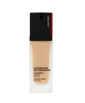 Experience the ultimate in flawless beauty with Shiseido Synchro Skin Self-Refreshing Foundation SPF30. This innovative foundation offers long-lasting wear, expertly resisting heat, humidity, and oil to keep your complexion looking fresh all day. Its weightless, breathable formula provides buildable coverage while ensuring hydration without any oily residue. With ActiveForce technology, this foundation maintains its impeccable finish even during the most active moments. The Responsive Sensory Technology adapts seamlessly to your skin, enhancing its natural tone and texture. Plus, protective polymers shield your skin from pollution, while Wild Thyme Extract delivers powerful antioxidant benefits. Elevate your makeup routine with this must-have foundation.