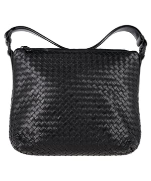 VINTAGE, RRP AS NEW
Elevate your wardrobe with the Bottega Veneta Medium Zipped Intrecciato Shoulder Bag in luxurious black leather—a refined blend of artisanal craftsmanship and modern elegance. Boasting the iconic woven intrecciato texture and a secure top-zip closure, this versatile piece keeps your essentials organized in style. **Styling Tip:** Wear it with an all-black tailored jumpsuit and sleek heels for a minimalist, high-fashion look—let the woven detailing take center stage.

 Bottega Veneta Medium Zipped Intrecciato Shoulder Bag in Black Leather

Condition: Excellent
Signs of wear: No retail tag, No visible sign of wear., 
Packaging: Dust bag
Color: Black
Material: Leather | leather
Size: One Size | One Size
Measurements: Width: 140; Height: 280; Length: 380; Handle drop: 130; Strap length: 0
SKU: NAPPUGBBA506784W
