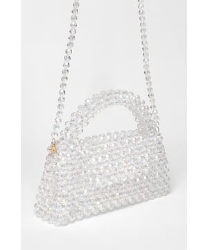 - Resin finish - Beaded design - Top handle - Mini size - Length: 23cm - Depth: 5.5cm - Height: 19cm - Wipe clean