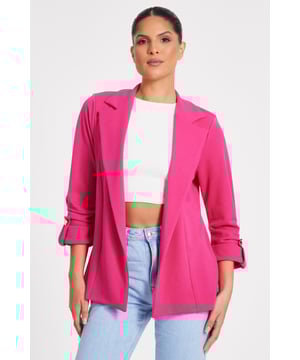 - Collar neckline - Ruched sleeves - 3/4 length sleeves - Longline fit - Model height: 5'9" - Model wears uk 8 / us 4 / eur 36 - Always check the wash care label - Cool hand wash with mild detergent