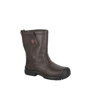 Designed for dependable performance in tough working conditions, the Grafters Men's Safety Rigger Boots combine comfort, durability, and protection. Crafted with a coated action leather upper, these boots offer robust resistance to daily wear and tear. The slip-on design ensures easy on/off convenience, while the dual-density PU sole provides superior cushioning and support. A durable outsole enhances grip and stability across various surfaces. Finished with signature Grafters branding, these boots are a reliable choice for hardworking professionals.
- Coated action leather upper
- Slip on wear
- Dual density PU sole
- Durable outsole
- Grafters branding