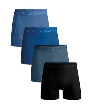 De Boxershorts/Onderbroeken van Muchachomalo zitten als gegoten en zijn gemaakt van hoogwaardig katoen. Een zachte elastische logotailleband van microvezelstof zorgt voor extra comfort. Specificaties • Normale Pasvorm • Vlakke gestikte naden voor extra comfort • Zachte Waistband met het Muchachomalo Logo Onderhoud • Wassen op 30 graden • Niet in de droger • Strijken op matig warme stand (2 stippen) Waarom Muchachomalo? Muchachomalo werkt alleen met fabrieken die BSCI en OEKO-TEX gecertificeerd zijn. Deze fabrieken hebben als doel arbeidsomstandigheden continu te verbeteren. Zij strijden voor het recht op het vormen van een vakbond, veilige werkomstandigheden en zijn tegen dwang- en kinderarbeid. Ook stellen zij consumenten en bedrijven in staat om zelf verantwoordelijke beslissingen te nemen die onze planeet beschermen voor de toekomstige generaties.