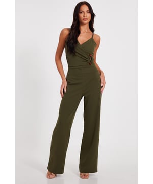 - Strappy style - Buckle detail - Wide leg - Model height: 5'6" - Model wears uk 8 / us 4 / eur 36 - Always check the wash care label - Cool hand wash with mild detergent