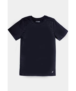 A staple, these super-soft, crewneck cotton tees offer easy, all-day comfort and layering. 3 pack of same colour.