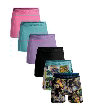 De Boxershorts/Onderbroeken van Muchachomalo zitten als gegoten en zijn gemaakt van hoogwaardig katoen. Een zachte elastische logotailleband van microvezelstof zorgt voor extra comfort. De Boxershorts hebben een normale fit, wassen op 30 graden, niet in de droger.