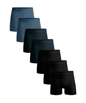 Die Boxershorts/Slips von Muchachomalo sind perfekt geschnitten und aus hochwertiger Baumwolle gefertigt. Ein weiches und elastisches Bündchen mit dem Microfaser-Logo sorgt für zusätzlichen Komfort.  Spezifikationen • Normale Passform • Flache Nähte für zusätzlichen Komfort • Weiches Bündchen mit dem Muchachomalo-Logo  Pflegehinweise • Waschbar bei 30 Grad • Nicht im Trockner trocknen • Bei mittlerer Temperatur bügeln (2 Punkte)  Warum Muchachomalo? Muchachomalo arbeitet nur mit BSCI- und OEKO-TEX-zertifizierten Fabriken. Diese Fabriken haben sich verpflichtet, die Arbeitsbedingungen kontinuierlich zu verbessern. Sie setzen sich für das Recht ein, Gewerkschaften zu bilden, sorgen für sichere Arbeitsbedingungen und lehnen Zwangsarbeit sowie Kinderarbeit ab. Sie ermöglichen es auch Verbrauchern und Unternehmen, verantwortungsbewusste Entscheidungen zu treffen, die unseren Planeten für zukünftige Generationen schützen.