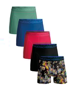De Boxershorts/Onderbroeken van Muchachomalo zitten als gegoten en zijn gemaakt van hoogwaardig katoen. Een zachte elastische logotailleband van microvezelstof zorgt voor extra comfort. De Boxershorts hebben een normale fit, wassen op 30 graden, niet in de droger.