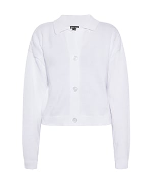 Wir präsentieren die perfekte Ergänzung für jede Garderobe – den klassischen Cardigan. Mit seinen langen Ärmeln und dem vielseitigen Design ist dieses Stück ein Muss für jeden modebewussten Menschen. Dieser mit fachmännischer Präzision und Liebe zum Detail gefertigte Cardigan bietet sowohl Stil als auch Komfort. Werten Sie Ihren Look mit diesem zeitlosen Basic auf, das nie aus der Mode kommt.  Strickjacke