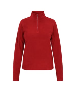 Entdecken Sie den Fleecepullover mit hohem Kragen, eine perfekte Kombination aus Stil und Funktion. Mit seinem praktischen Teilreißverschluss für anpassbare Bedeckung und den langen Ärmeln ist dieses schlichte und doch schicke Stück ideal für den Alltag oder legere Ausflüge. Genießen Sie Wärme und Komfort mit diesem vielseitigen Fleecepullover.  Fleecepullover