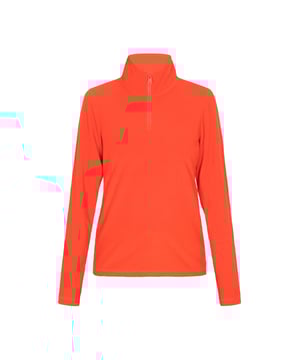 Elevate your everyday closet with this stylish fleece sweater in a relaxed fit. The zippered collar allows for adjustable ventilation. The long sleeves and straight cut make it perfect for everyday fashion or sporty style. Enjoy comfort in this versatile model from our Comfortable Collection.  Fleecepullover