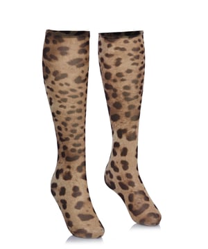 100% Polyamide; Breedte: 170 cm, Hoogte: 55 cm Dolce & Gabbana fijne panty’s; Model: FS166A G7GZU 15; Hoogwaardige fabricage; Luipaardpatroon