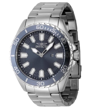 Das Invicta 46893 hat ein 46 millimeter Edelstahl gehäuse mit einem blauen Zifferblatt.
Dieses Modell wird von einem präzisen  Quarzuhrwerk angetrieben.
5 bar Wasserdichtigkeitszertifizierung.
Dieses Modell ist von der Invicta Pro Diver Kollektion.

2 Jahre Garantie.