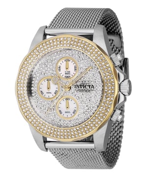 El Invicta 43874 tiene una caja de acero inoxidable de 40 millimetros con una esfera plata.
Esta modelo funciona con un movimiento de Cuarzo preciso.
Resistencia a la presión de aqua de 20 bares.
Este modelo es parte de la colección Invicta Pro Diver.

2 años de garantía Invicta.