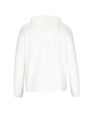 Entworfen für mühelosen Stil, präsentiert diese Kapuzenjacke eine schlanke Silhouette mit einem durchgehenden Reißverschluss und zwei Vordertaschen. Die klaren Linien und die reguläre Passform bieten einen vielseitigen Look, der für verschiedene Anlässe geeignet ist. Komplett mit langen Ärmeln und einer verstellbaren Kordelkapuze strahlt diese Jacke lässige Eleganz aus.  Jacke