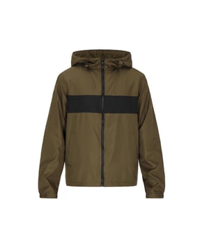 Diese Kapuzenjacke wurde für Outdoor-Enthusiasten entworfen und verfügt über einen durchgehenden Reißverschluss, der das An- und Ausziehen erleichtert. Die verstellbaren Kordelzüge an der Kapuze bieten zusätzlichen Schutz vor Wind und Wetter. Reflektierende Details erhöhen die Sichtbarkeit, während geräumige Fronttaschen praktischen Stauraum bieten. Mit elastischem Bündchen und einem elastischen Saum sorgt diese Jacke für eine enge Passform, die bei Ihren aktiven Unternehmungen bequem bleibt.  Jacke