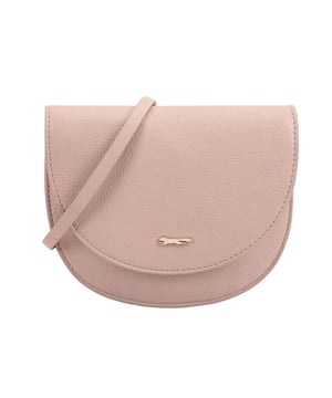 Discover the Hades Half-Moon Crossbody Bag, a perfect blend of elegance and functionality. This chic bag features stylish double flaps that enhance its sophisticated design, while the sleek silhouette is beautifully complemented by a refined metal logo at the front. With an adjustable shoulder strap, this bag offers comfort and convenience, making it an ideal accessory for any occasion. Elevate your outfit with this versatile crossbody bag that effortlessly combines style and practicality.