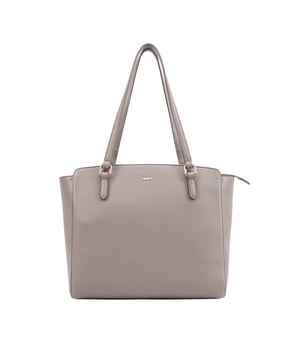 Introducing the Matina Elegant Leather Shoulder Bag, a stunning accessory that combines modern design with timeless elegance. Crafted from high-quality leather, this bag features a sleek silhouette enhanced by a chic brand logo pin and long, stylish handles. The top zip reveals a spacious interior, complete with zip and slip pockets to keep your essentials organized. Perfect for everyday use, whether at work or for stylish outings, the Matina bag is the ultimate choice for those who value both fashion and functionality.