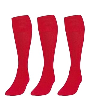 Engineered to UK standards, these ultimate all-round sports socks for kids deliver comfort, durability, and performance for every game. Perfect for football, rugby, hockey, and more, they feature a snug, supportive fit that stays secure during intense play. Breathable and soft, they help keep feet cool and dry, while reinforced areas add lasting strength. Available in classic sports colours—Black, Navy, Red, Royal, and White