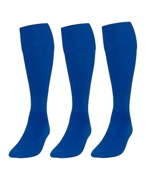 Engineered to UK standards, these ultimate all-round sports socks for kids deliver comfort, durability, and performance for every game. Perfect for football, rugby, hockey, and more, they feature a snug, supportive fit that stays secure during intense play. Breathable and soft, they help keep feet cool and dry, while reinforced areas add lasting strength. Available in classic sports colours—Black, Navy, Red, Royal, and White