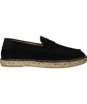 Slip-ons der Marke Blackstone. In der Farbe NAVY. Hergestellt aus Suede mit einem Futter aus Leather. Dieser Schuh ist mit einer Dress Sohle gefertigt.