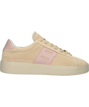 Sneaker (low) der Marke Blackstone. In der Farbe LIGHT. Hergestellt aus Suede mit einem Futter aus Leather. Dieser Schuh ist mit einer Cup Sohle gefertigt.