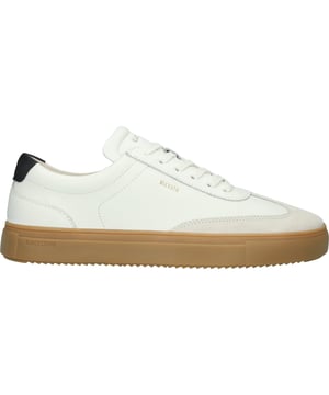 Sneaker (low) van het merk Blackstone. In de kleur WHITE BLACK. Gemaakt van Leather met een voering van Leather. Deze schoen is gemaakt met een Cup zool.
