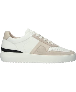 Sneaker (low) van het merk Blackstone. In de kleur WHITE SAND. Gemaakt van Leather met een voering van Leather. Deze schoen is gemaakt met een Cup zool.