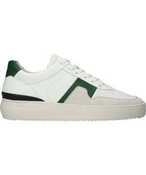 Sneaker (low) der Marke Blackstone. In der Farbe WHITE GREEN. Hergestellt aus Leather mit einem Futter aus Leather. Dieser Schuh ist mit einer Cup Sohle gefertigt.