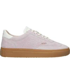 Sneaker (low) der Marke Blackstone. In der Farbe LILA. Hergestellt aus Suede mit einem Futter aus Leather. Dieser Schuh ist mit einer Cup Sohle gefertigt.
