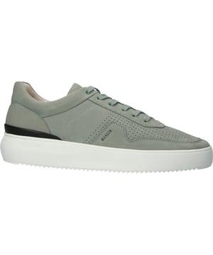 Sneaker (low) van het merk Blackstone. In de kleur DRIED SAGE. Gemaakt van Nubuck met een voering van Leather. Deze schoen is gemaakt met een Cup zool.