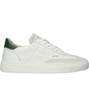 Sneaker (low) der Marke Blackstone. In der Farbe WHITE GREEN. Hergestellt aus Leather mit einem Futter aus Leather. Dieser Schuh ist mit einer Cup Sohle gefertigt.