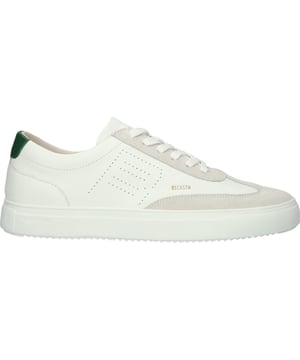 Sneaker (low) der Marke Blackstone. In der Farbe WHITE GREEN. Hergestellt aus Leather mit einem Futter aus Leather. Dieser Schuh ist mit einer Cup Sohle gefertigt.