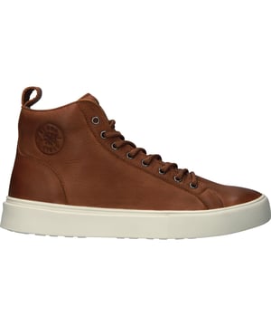 Sneaker (high) van het merk Blackstone. In de kleur CUOIO. Gemaakt van Leather met een voering van Leather. Deze schoen is gemaakt met een Cup zool.