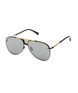Belstaff Mannen Zonnebril BECKNGTONSHI - Materiaal: Titanium - Kleur frame: Zwart - Afmetingen: 61/12/145 mm (Diameter lens / Brug formaat / Lengte veren)
