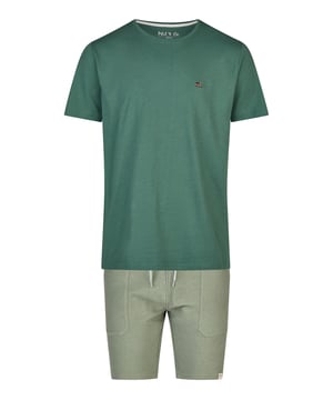 Cómodo pijama de Phil & Co. Berlín. El pijama tiene un corte amplio, holgado y acogedor. La cintura muy elástica y suave ejerce poca presión y hace que sean cómodos de llevar. Los conjuntos se componen de un pantalón y un top en diferentes diseños.